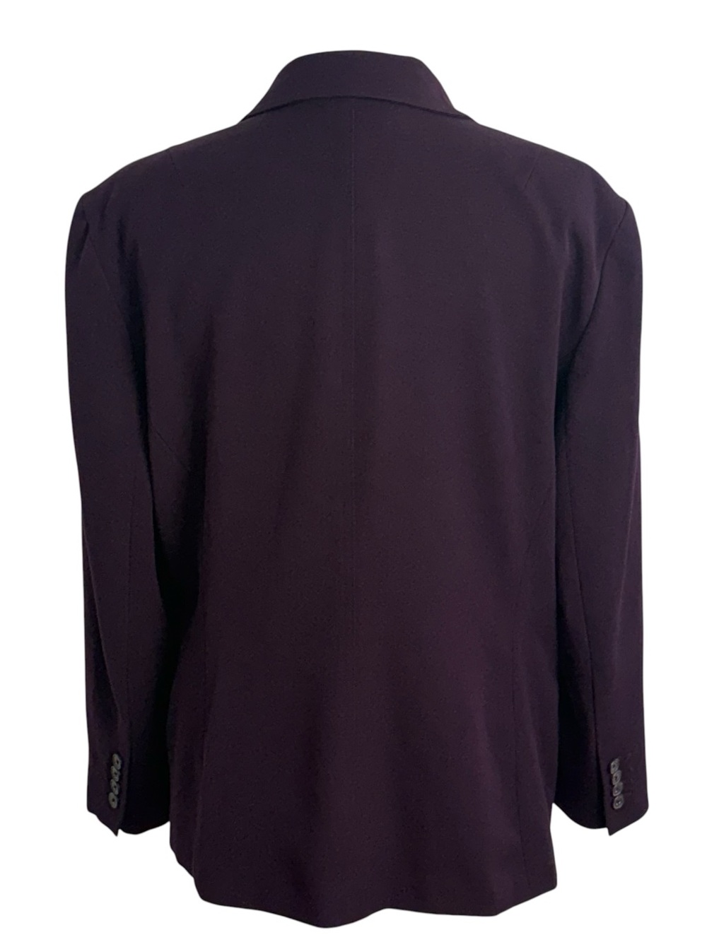 East 5th Women's Classic Long Sleeve Single Breasted Fully Lined Blazer, Plum - Picture 8 of 9